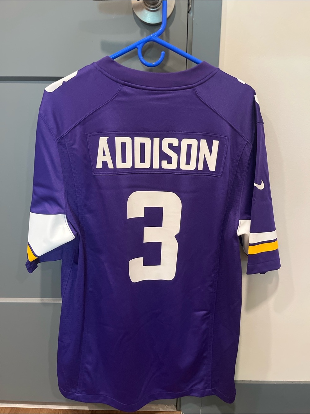 Nike Purple Addison #3 Men's Football Jersey